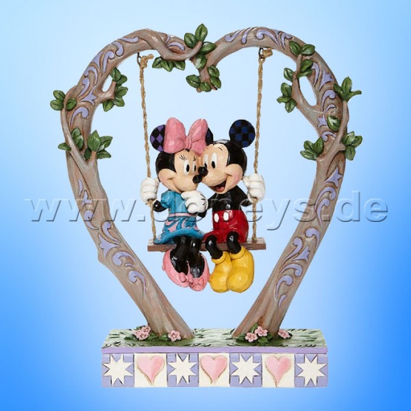 Disney Traditions - Sweethearts in Swing (Mickey & Minnie auf einer Herzschaukel) von Jim Shore 6008328