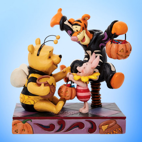 Disney Traditions Figur - Winnie Puuh & Freunde im Halloween Kostüm (A Spook-tacular Halloween) von Jim Shore 6010864