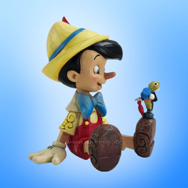 Disney Traditions Figur - Pinocchio & Jiminy sitzend (Wishful and Wise) von Jim Shore 6011934