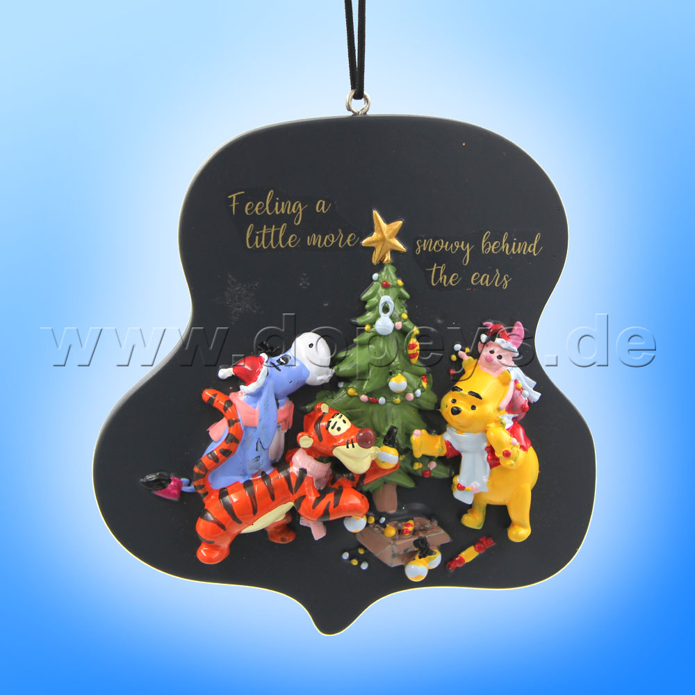 Disney Winnie Kunststoff h10 cm Ornament Weihnachtskugel I Kurt S. Adler