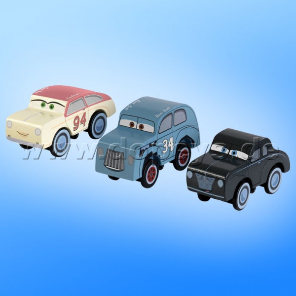 Disney Pixar Cars 3 Set - Legends von Kidkraft (River Scott, Tucker Moon & Louise „Barnstormer“ Nash) 17215