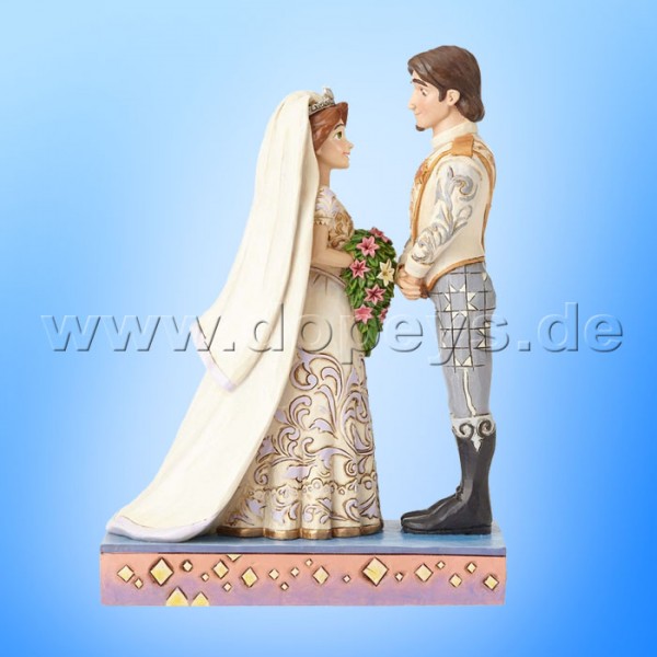 Disney Traditions / Jim Shore Figur von Enesco "The Big Day (Rapunzel & Flynn Hochzeitsfigur)" 4056751.