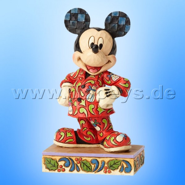 Disney Traditions / Jim Shore Figur von Enesco "Magical Morning (Mickey im Weihnachts-Schlafanzug)" 4057935.