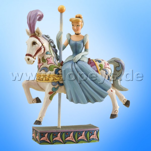 Disney Traditions / Jim Shore Figur von Enesco. "Princess Of Dreams (Cinderella reitet auf Karussell-Pferd)" 4011745.