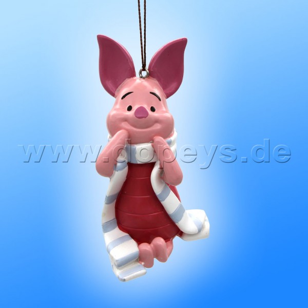 Kurt S. Adler - Disney "Ferkel mit Schal" Winnie Puuh Weihnachtsbaumanhänger / Ornament DN35032