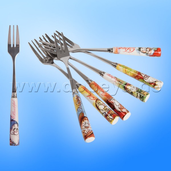 Disney Dessert Forks "Sleepy" in Italian Design