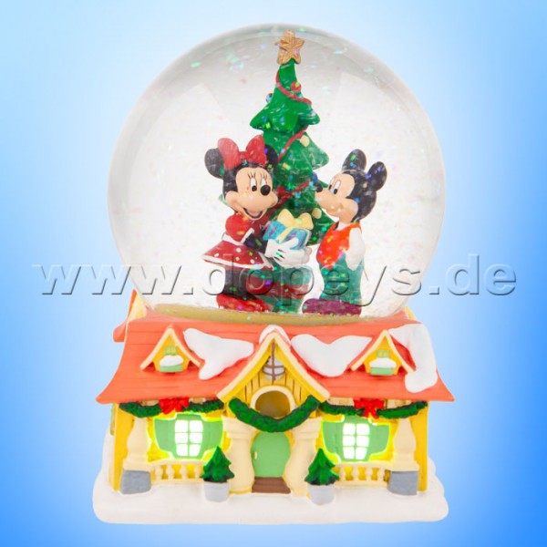 Disney Christmas - Mickey & Minnie Waterball by Department 56 6007135