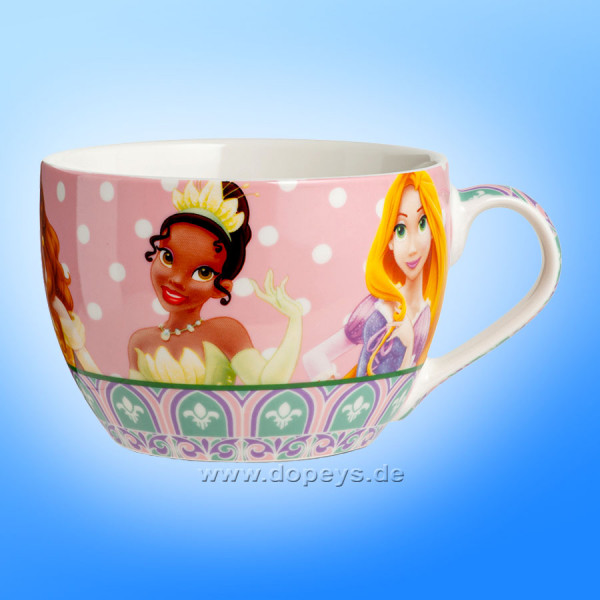 Große Disney Frühstückstasse / Cappuccino Tasse - Tales "Disney Prinzessinnen" im italienischen Design 102001