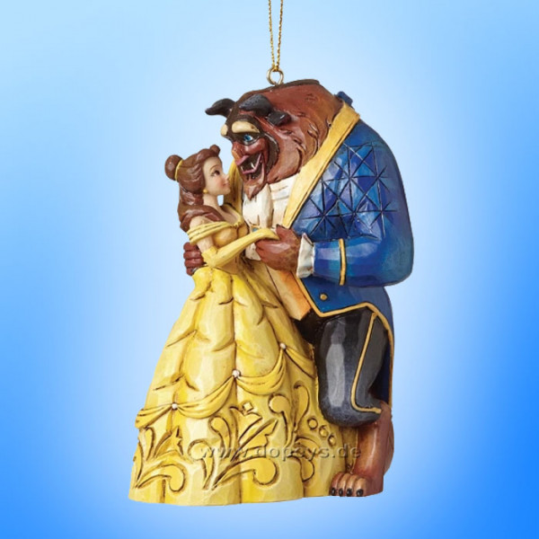 Disney Traditions / Jim Shore figurine from Enesco "Beauty & The Beast (Hanging Ornament)" A28960