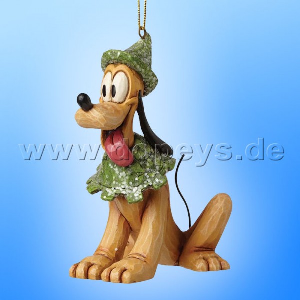 Disney Traditions / Jim Shore Figur von Enesco "Sugar Coated Pluto Ornament Baumanhänger" A28241.