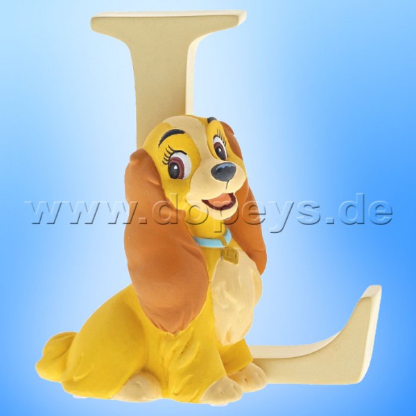 Enchanting Disney Collection - Buchstabe "L" - Susi Figur von Enesco A29557