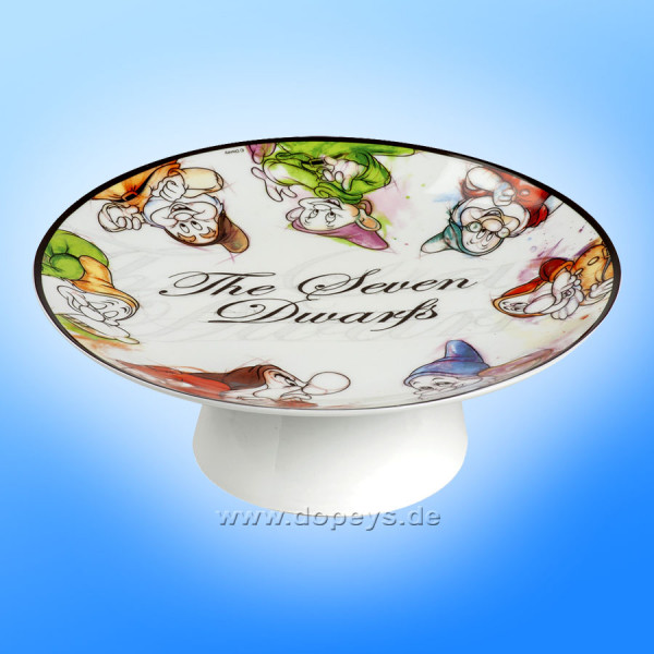 Disney Kuchenständer / Etagere "Die sieben Zwerge" groß, im italienischen Design 133031