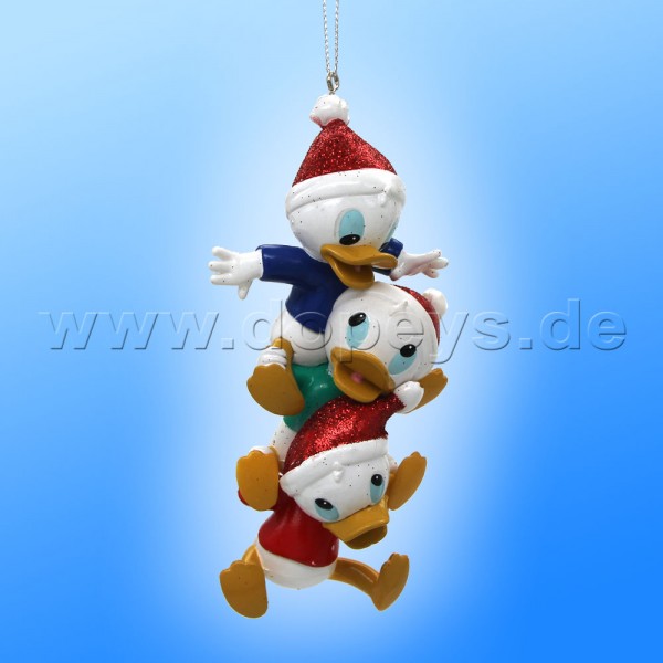 Kurt S. Adler - Disney "Bubbly Nephews" Tick, Trick & Track - Weihnachtsbaumanhänger / Ornament DN37067