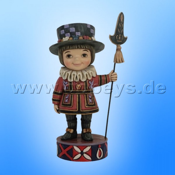 Disney Traditions / Jim Shore Figur von Enesco "Welcome to England (Small World Großbritannien)" 4055424.