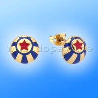 Disney Stud Earrings - Circus Ball (Dumbo) in Gold from Couture Kingdom 12101241 Disney Stud Earrings - Circus Ball (Dumbo) in Gold from Couture Kingdom 12101241