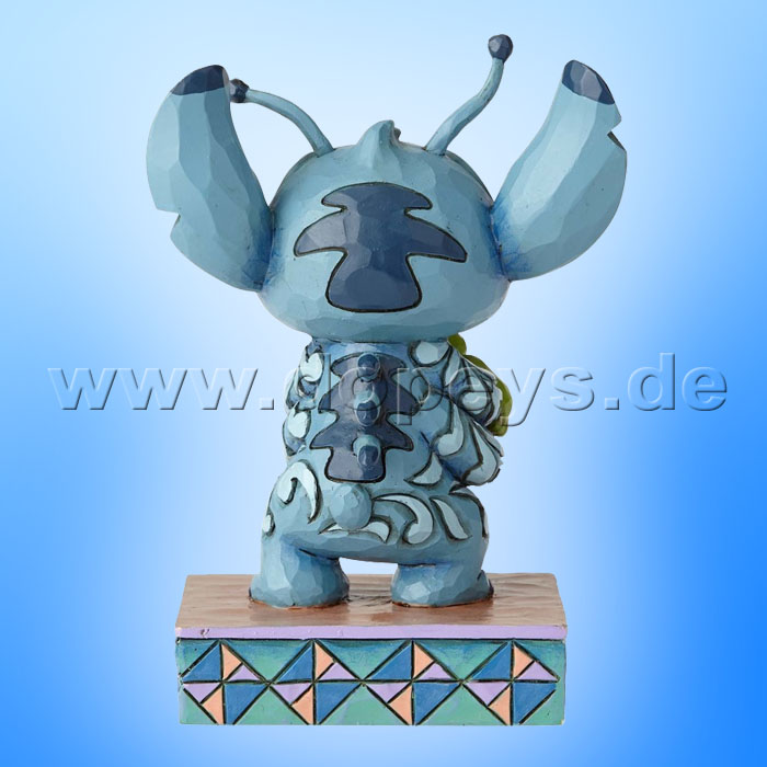 Jim Shore Disney Traditions Strange Life Forms Stitch with Frog Figurine  (4059741)