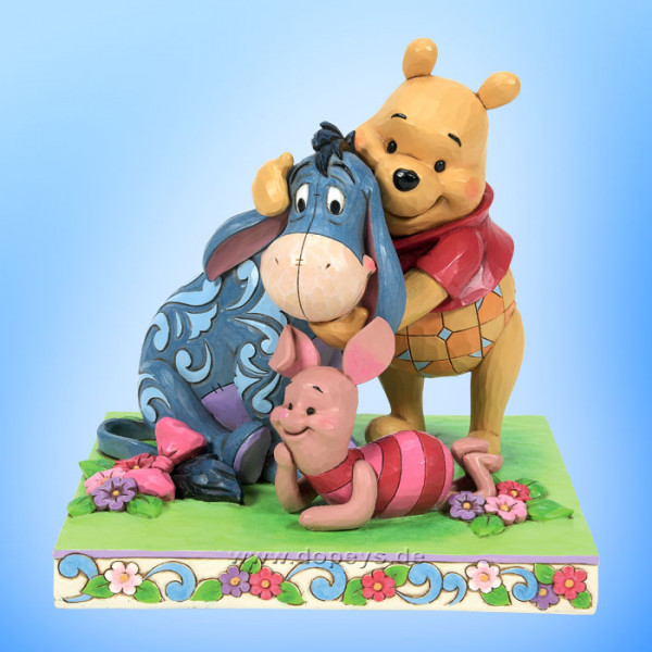 Disney Traditions Figur - Winnie Puuh, Ferkel & I-Aah (Here Together, Friends Forever) von Jim Shore 6013079