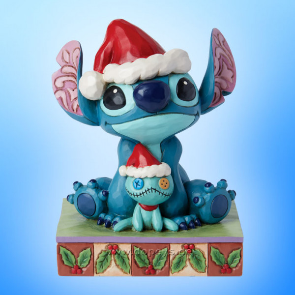 Disney Traditions - Santa Stitch with Scrump (Christmas Buddies) figurine by Jim Shore 6015007
