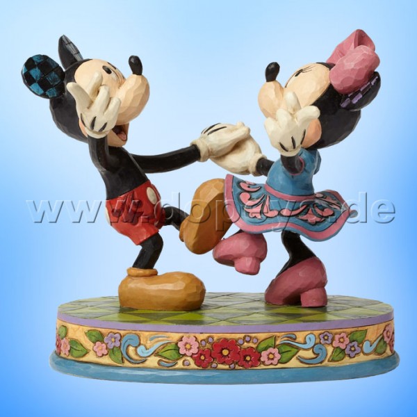 Disney Traditions / Jim Shore Figur von Enesco. "Swinging Sweethearts (Mickey & Minnie tanzen)" 4049641.