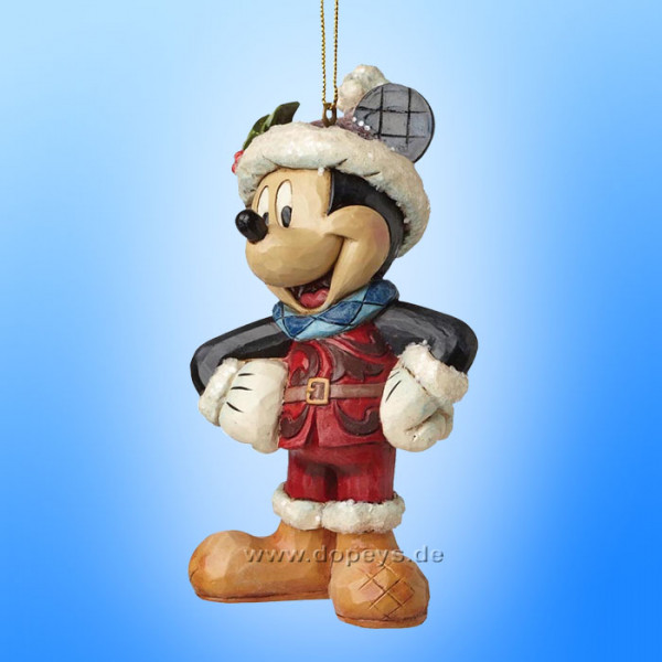 Disney Traditions / Jim Shore Figur von Enesco "Sugar Coated Mickey Maus Ornament Baumanhänger" A28239.