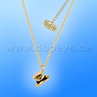 Disney Necklace - Mad Hatter Hat (Alice in Wonderland) in Gold from Couture Kingdom 12100261 Disney Necklace - Mad Hatter Hat (Alice in Wonderland) in Gold from Couture Kingdom 12100261