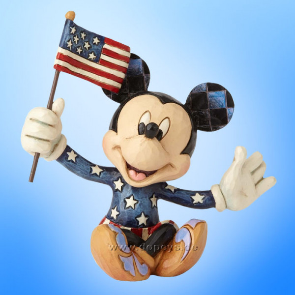 Disney Traditions - Mini Mickey Maus als Patriot von Jim Shore 4056743