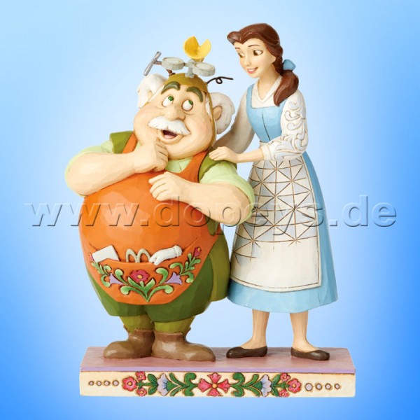Devoted Daughter (Belle & Maurice) Figur von Disney Traditions / Jim Shore - Enesco 6002806