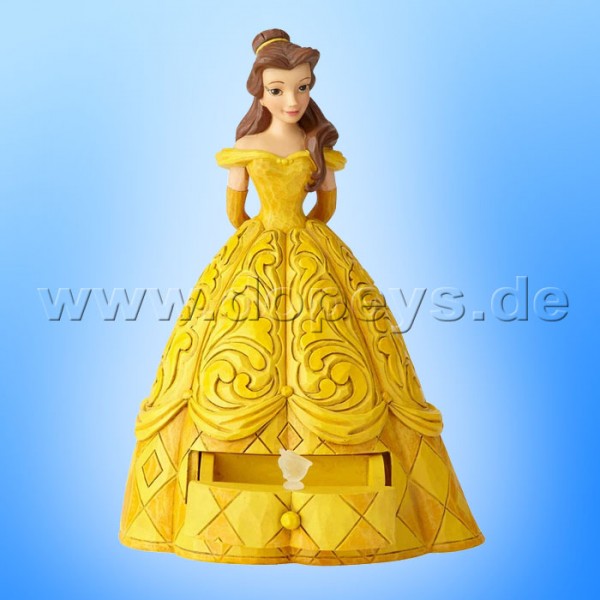 Disney Traditions / Jim Shore Figur von Enesco "Belle’s Secret Charm (Belle mit Schmuckkasten)" A29503