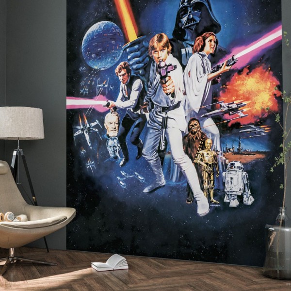 Star Wars Vlies Fototapete "Star Wars Poster Classic 1" 2,00m x 2,50m