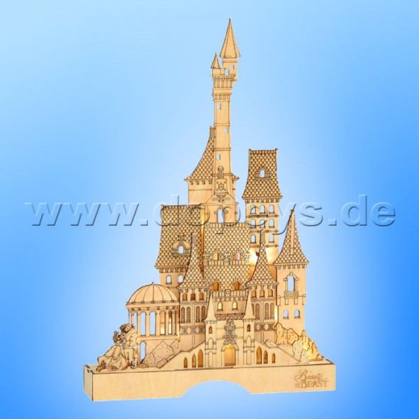 Disney Princess - Die Schöne und das Biest Schloss Lichterhaus / Schwibbogen Department 56 6004005