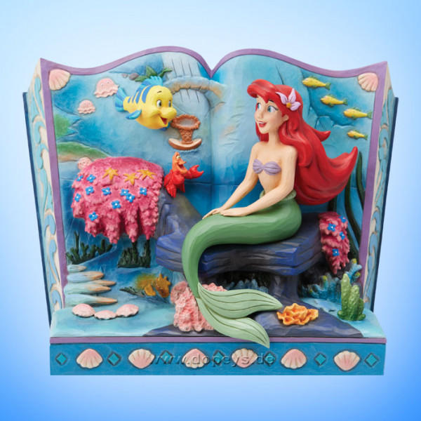 Disney Traditions Figur - Arielle, die Meerjungfrau Märchenbuch (A Mermaid's Tale) von Jim Shore 6014323