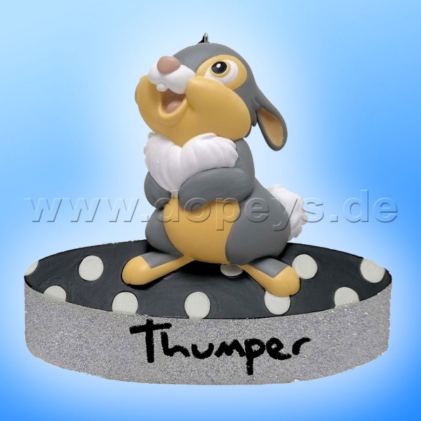 Kurt S. Adler - Disney "Klopfer auf einem Plateau" 3D-Relief Weihnachtsanhänger / Ornament DN33008