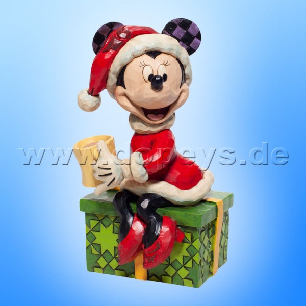 Disney Traditions - Chocolate Delight (Minnie als Weihnachtsfrau mit heißer Schokolade) von Jim Shore 6007069