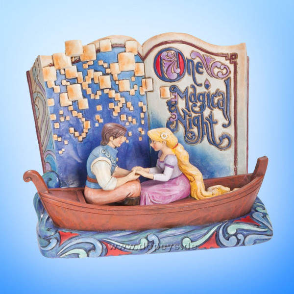Disney Traditions / Jim Shore Figur von Enesco. "One Magical Night (Rapunzel Märchenbuch)" 4043625.