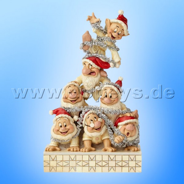 Disney Traditions Precarious Pyramid Seven Dwarfs By Jim Shore