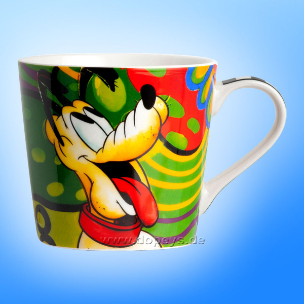 Disney Kaffeetasse / Kaffeebecher "Pluto" Forever & Ever im italienischen Design 103006