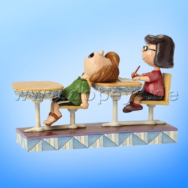 Peanuts / Jim Shore Figur von Enesco "School Days (Marcie &amp; Peppermint Patty)" 4049416.