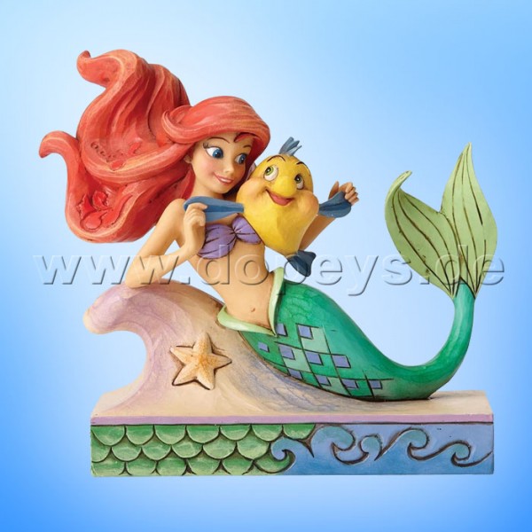 Disney Traditions / Jim Shore Figur von Enesco "Fun and Friends (Arielle mit Fabius)" 4054274.