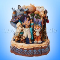 Disney Traditions - Arabian Nights (Aladdin Baumstamm) von Jim Shore 6008999 Disney Traditions - Arabian Nights (Aladdin Baumstamm) von Jim Shore 6008999