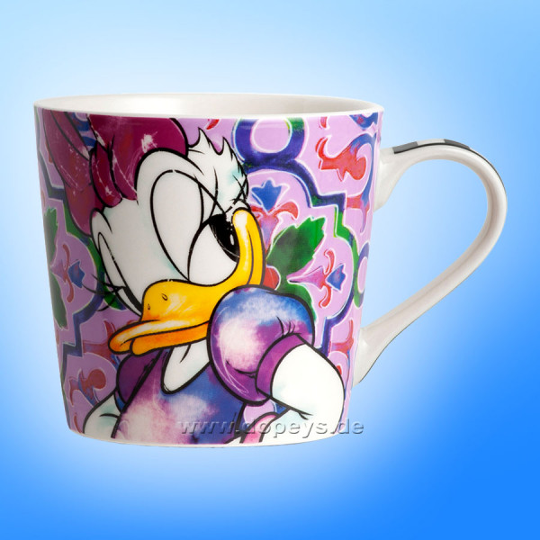 Disney Kaffeetasse / Kaffeebecher "Daisy Duck" Forever & Ever im italienischen Design 103004