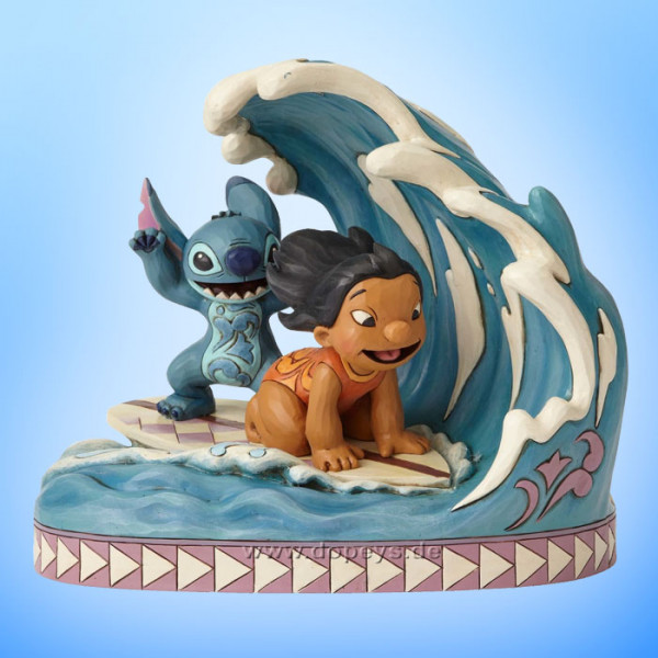 Disney Traditions / Jim Shore Figur von Enesco "Catch The Wave (Lilo & Stitch 15 Jahre Jubiläumsfigur)" 4055407