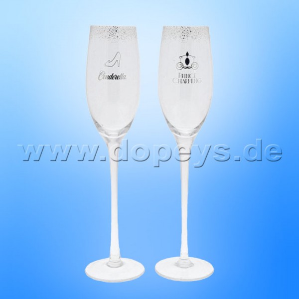 Disney Enchanting Collection - Cinderella Wedding Toasting Glasses A29339