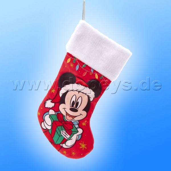 Kurt S. Adler - Disney Weihnachtsstrumpf "Mickey mit Weihnachtsgeschenk" DN7205