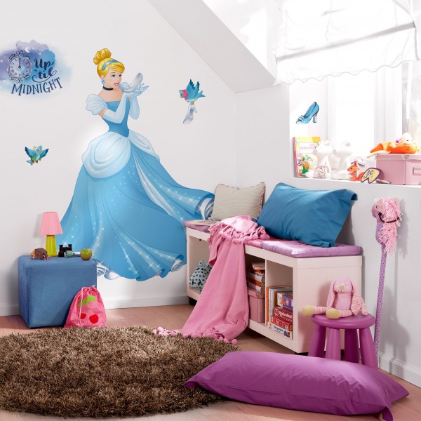 Disney Vlies Fototapete selbstklebend Disney Prinzessin "Cinderella XXL" 127cm x 200cm