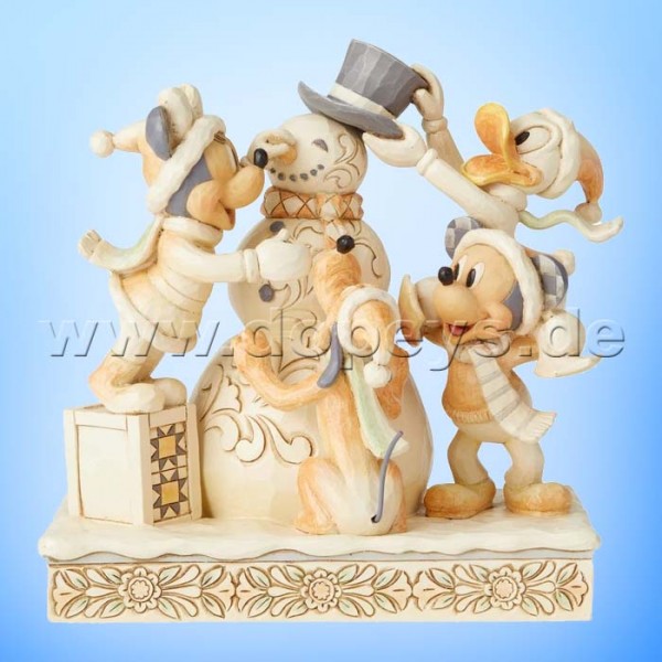 Frosty Friendship (Mickey & Freunde White Woodland) Figur von Disney Traditions / Jim Shore - Enesco 6002828