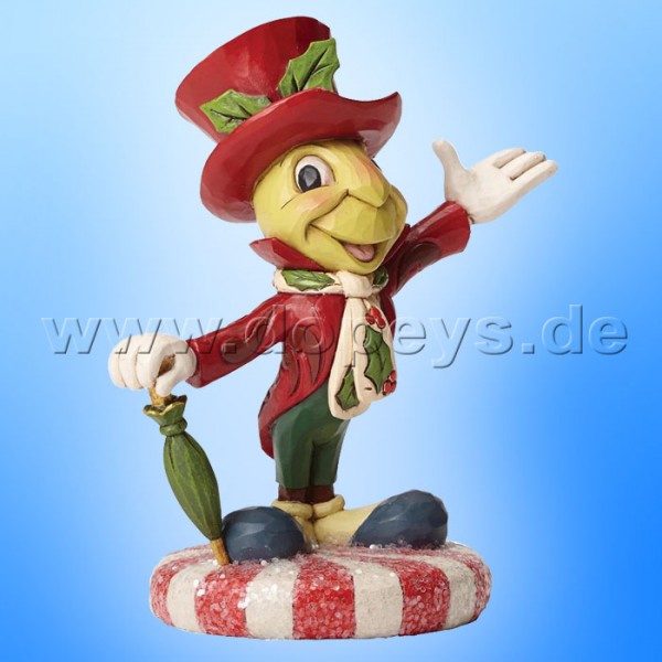 Disney Traditions / Jim Shore Figur von Enesco "Jolly Jiminy (Jiminy Grille)" 4051974