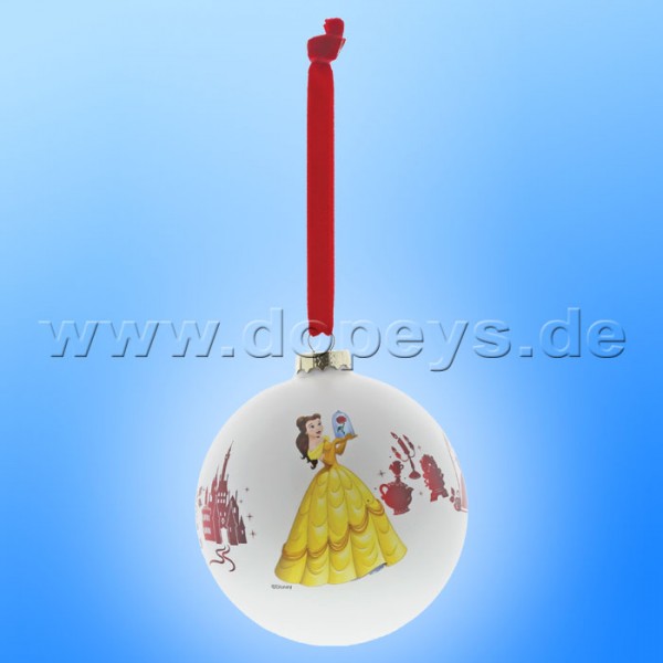 Disney Enchanting Collection - Die Schöne und das Biest Weihnachtsbaumkugel / Glaskugel "Be Our Guest" A29683