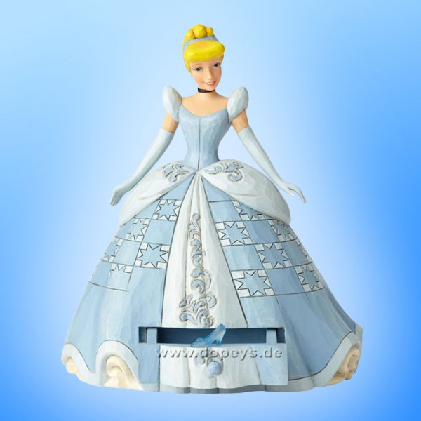 Disney Traditions / Jim Shore Figur von Enesco "Cinderella’s Secret Charm (Cinderella mit Schmuckkasten)" A29506