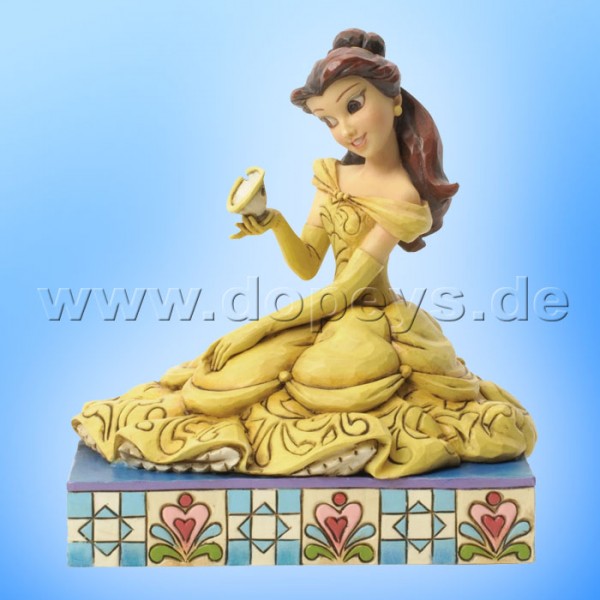 Disney Traditions / Jim Shore Figur von Enesco "Curious & Kind (Belle mit Tassilo)" 4037513.