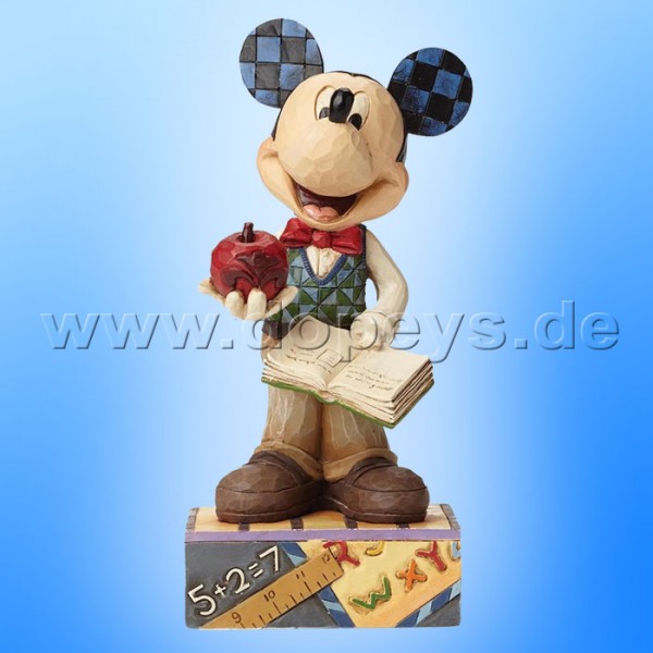 Disney Traditions / Jim Shore Figur von Enesco. "Class Act (Lehrer Mickey Maus)" 4049634.